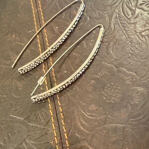 Elegant Silver Hoop Earrings